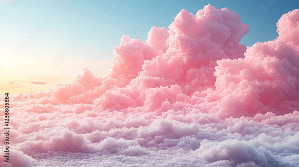 Aufkleber soft pastel cloud like gradient backdrop for creative product presentation and display