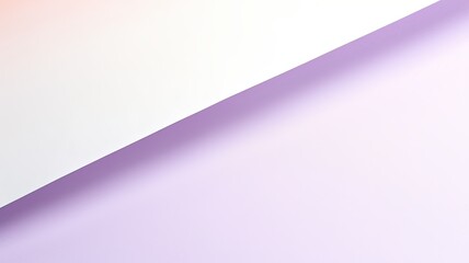  a purple and white sheet of paper meet, with a soft gradient background