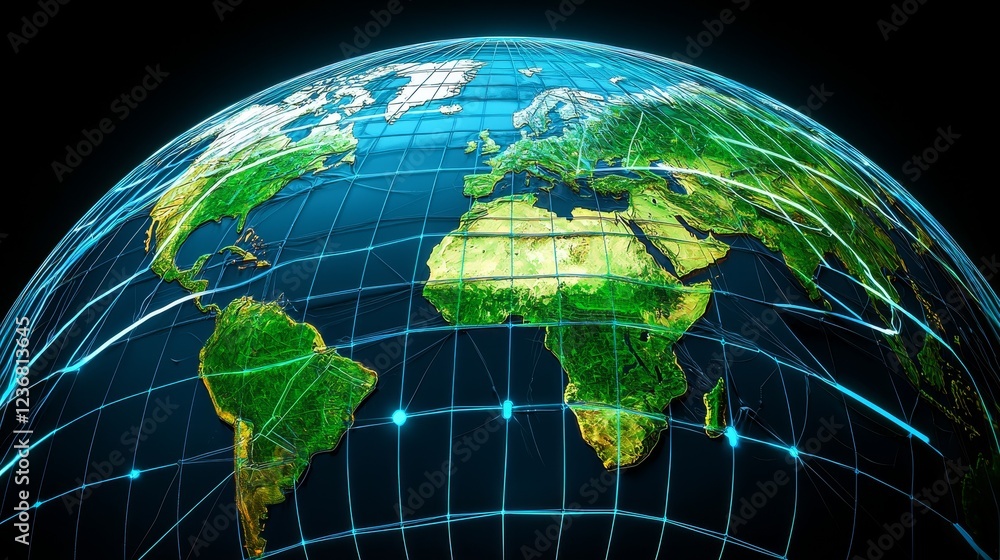 Poster Global Connection Through Dynamic Maps and Unfolding Geo-Visualization