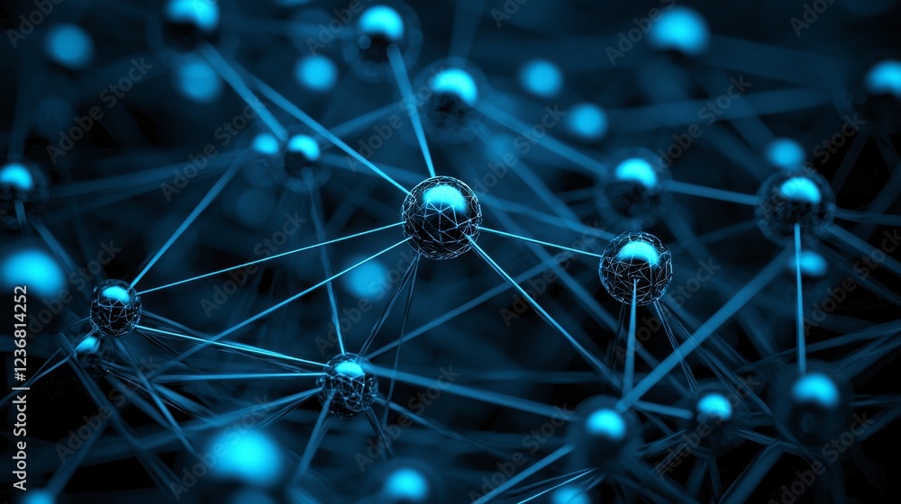 Poster digital abstractions of graphs tied together in a complex network design