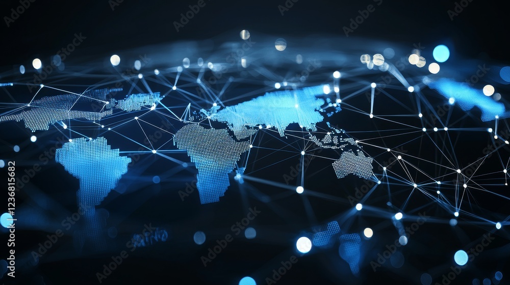 Aufkleber connections and flow across the ecliptic - abstract network visualization