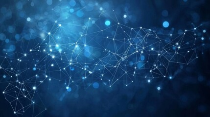 Ethereal Connections Represented Through Luminescent Geometric Patterns