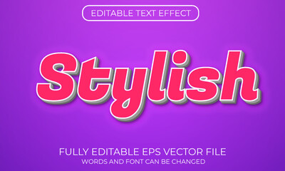 Fototapeta premium Stylish editable text effect