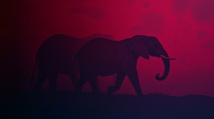 Fototapeta premium elephants