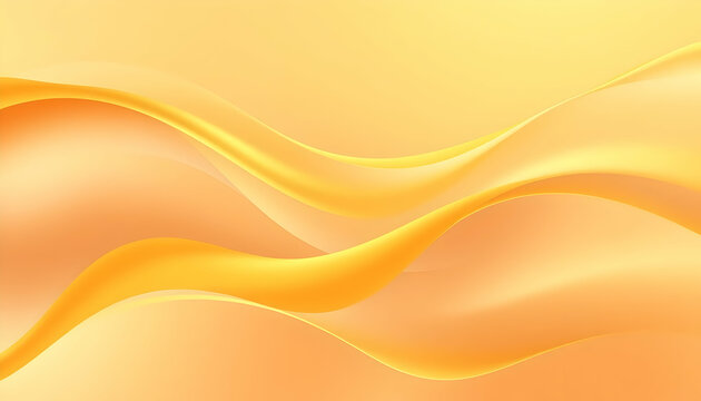 Golden energy waves, glowing particle streams, abstract light trails, shimmering bokeh, warm orange background, dynamic motion, ethereal atmosphere, magical luminescence, flowing curves, sparkling dus
