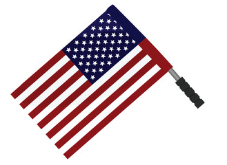 United states flag.  vector illustration