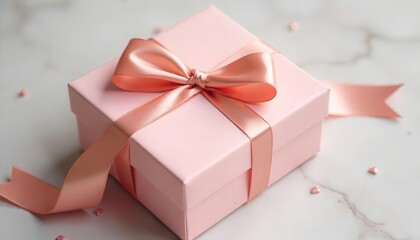 Gift wrapping action elegant setting photography soft lighting close-up surprise and joy concept