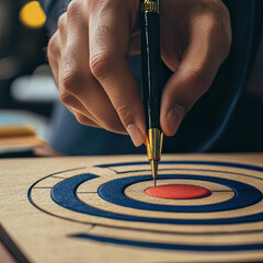 Smart goal setting (specific, measurable, achievable, relevant, time-based), business target and goal concept for presentations and reports, coach the way of setting goals, objectives and success