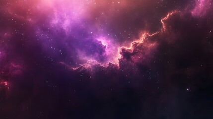 Fototapeta premium Dramatic cosmic nebula explosion in deep space with vibrant glowing energy showcasing the power and mystery of the universe
