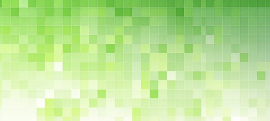 Fototapeta premium A light green square background with a vertical mosaic or pixel pattern 