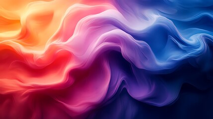 Obraz premium Abstract Colorful Swirling Wave Pattern Design