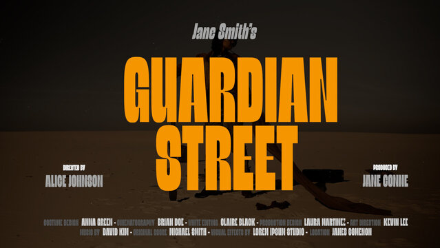 Cinematic Film Title Card, Movie Poster Typography Overlay 242 , ( Wide - Square - Vertical )