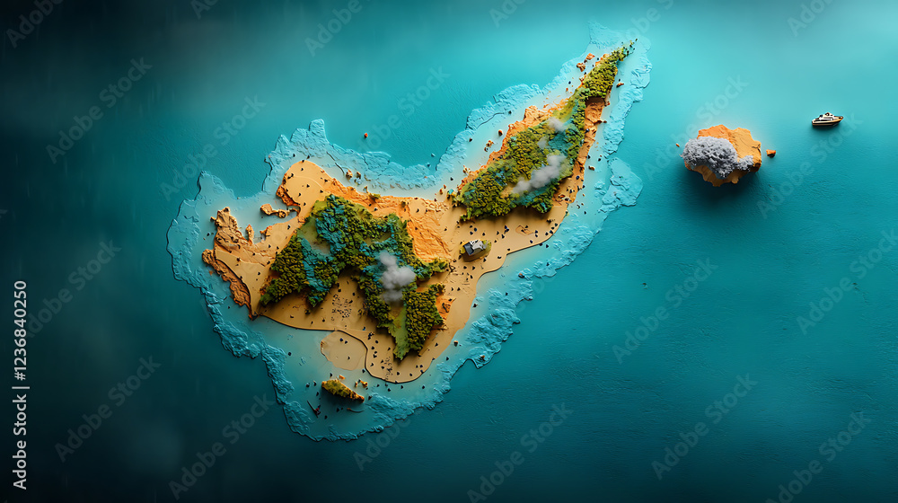 Poster dynamic rainfall data map visualization for coastal and inland areas an insightful analysis of preci