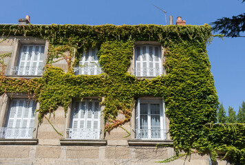 The old house with a window. France