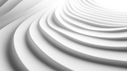 Obraz premium abstract white swirling waves background