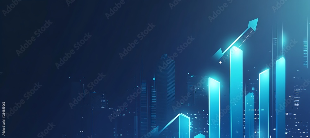 Poster an abstract representation of business dynamics