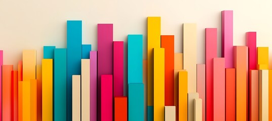 Obraz premium An abstract representation of business dynamics