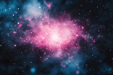 Fototapeta premium Colorful cosmic nebula in deep space.