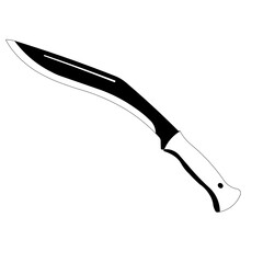 knife isolated on white background