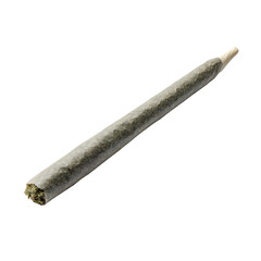 rolled joint on transparent background