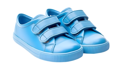 blue baby shoes
