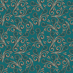 textile design with flower pattern image