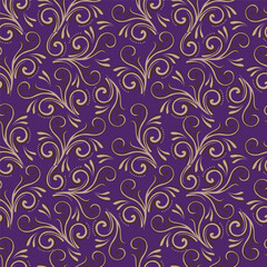 Seamless floral pattern. Digital textile design