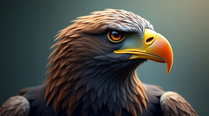 Obraz premium portrait of a vulture