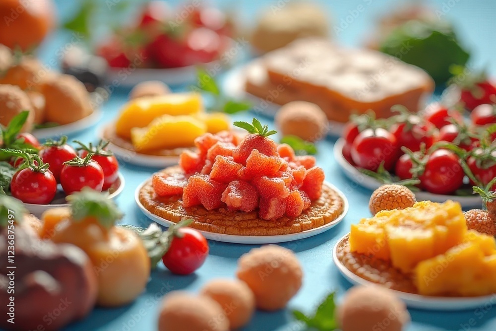 Poster rigorous food testing on a quality assurance ensuring safety analysis for high-standard culinary pro