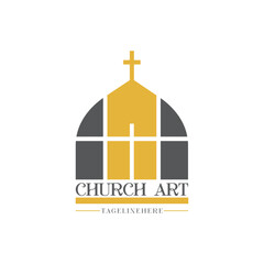 Church art Creative logo design for Church