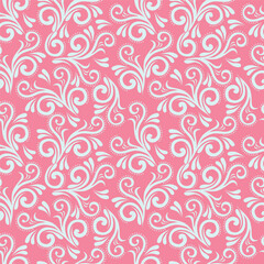 Seamless floral pattern. Digital textile design