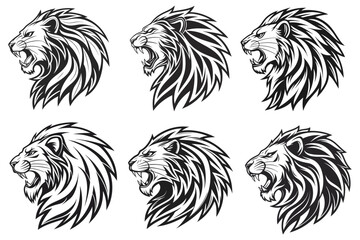 design a striking black and white logo featuring