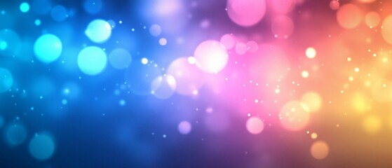 Obraz premium Abstract Colorful Bokeh Lights Background Image