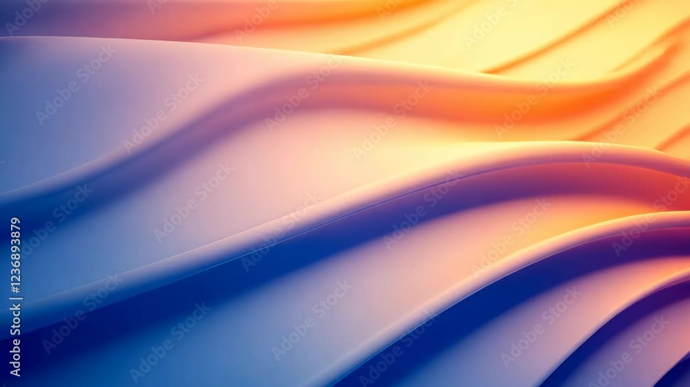 Poster metallic polished glossy abstract background with copy space in gradient colors for modern design an