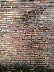building walls made of red brick