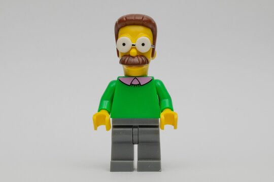 Lego Simpsons Ned Flanders Minifigure
