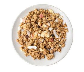 oat in a bowl on natural background