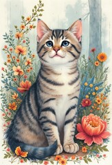 Cats in the Wild: A Silhouetted Portrait