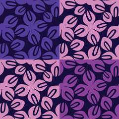 cute flower pattern textile illustration