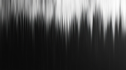 Dramatic monochrome gradient with cascading high-contrast light streaks
