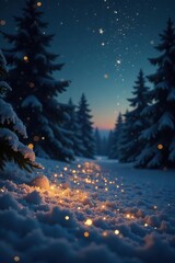 Dark winter sky with gold glitter scattered on blackness, glitter, holiday