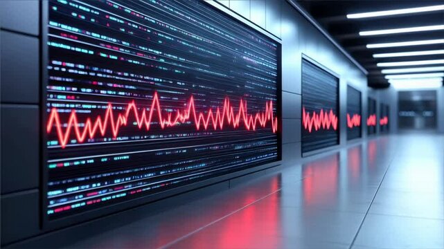 binary code on digital