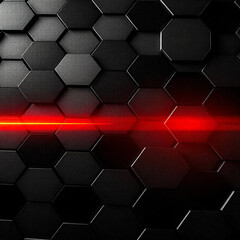 Obraz premium abstract background with hexagons