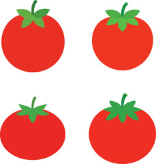 Sweet vegetable Tomato cartoon vector illustration