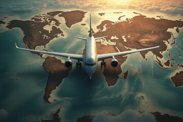 Fototapeta premium airline travel tips for the best deals