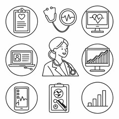 business and icons