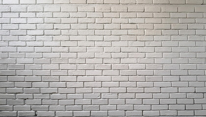 Naklejka premium textured white brick wall, slightly weathered, creates clean backdrop