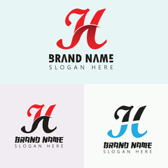 VJ letter logo icon symbol template design element