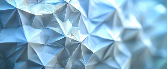 Abstract blue polygonal background.