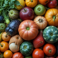 vegetables on the market